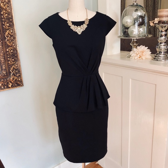 Calvin Klein Dresses & Skirts - Calvin Klein Black Peplum Sheath Dress Like New